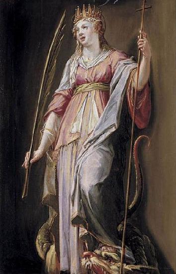 unknow artist St. Margaret of Antioch oil painting image